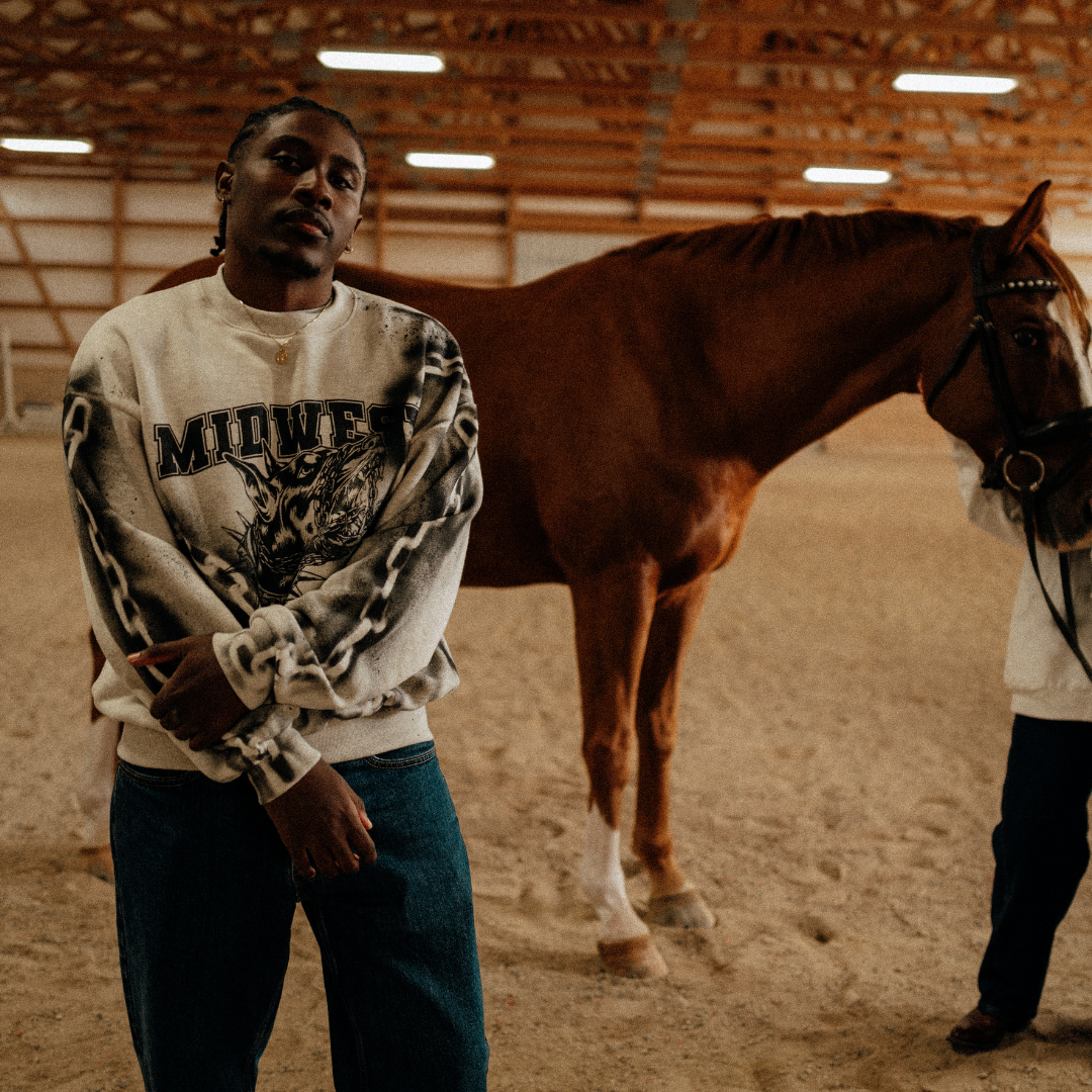 BORN TO HOWL CREWNECK