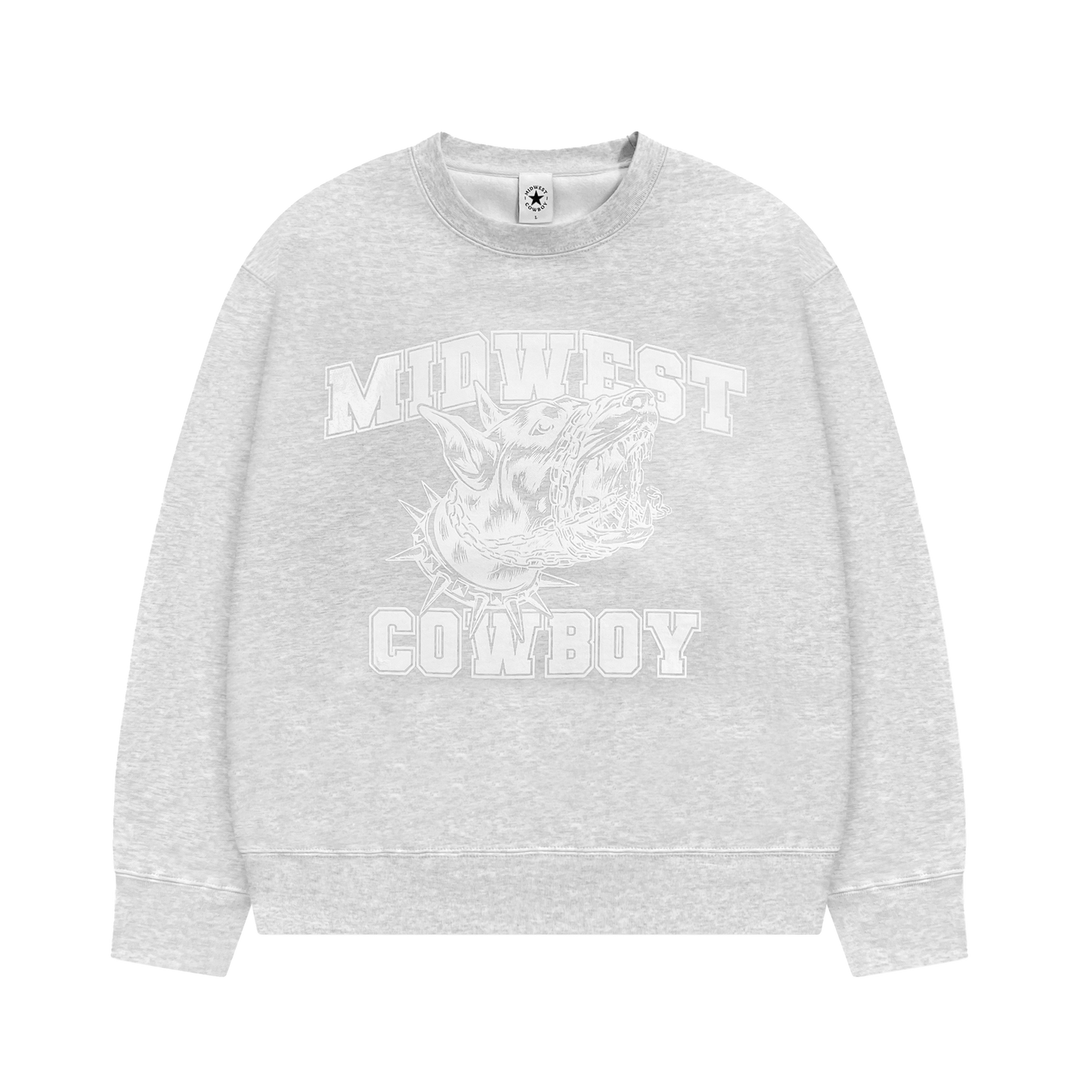 Born To Howl Crewneck, Ash