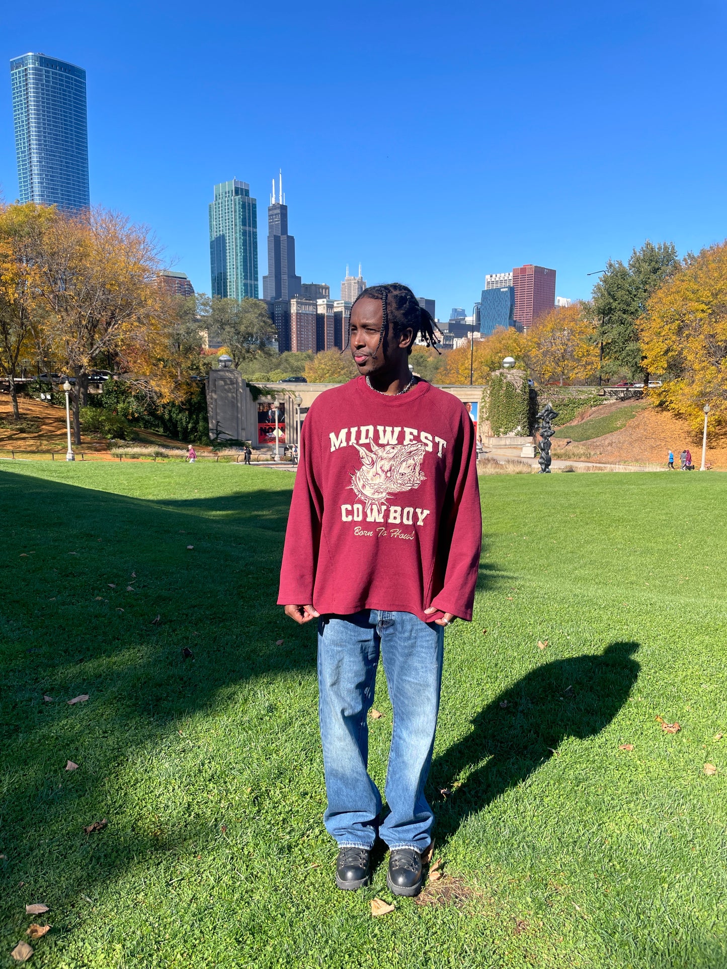 BORN TO HOWL THERMAL, MAROON