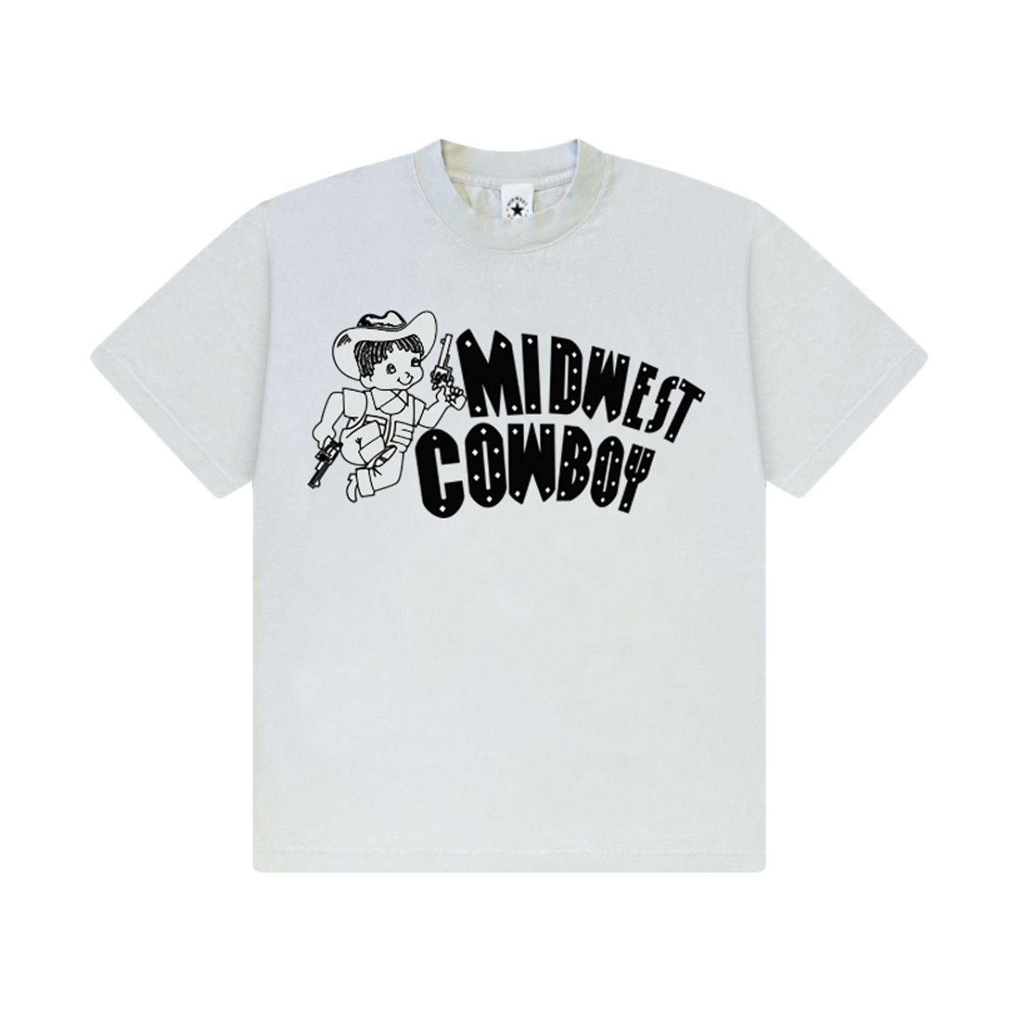 Kid Cowboy Tee, Cement
