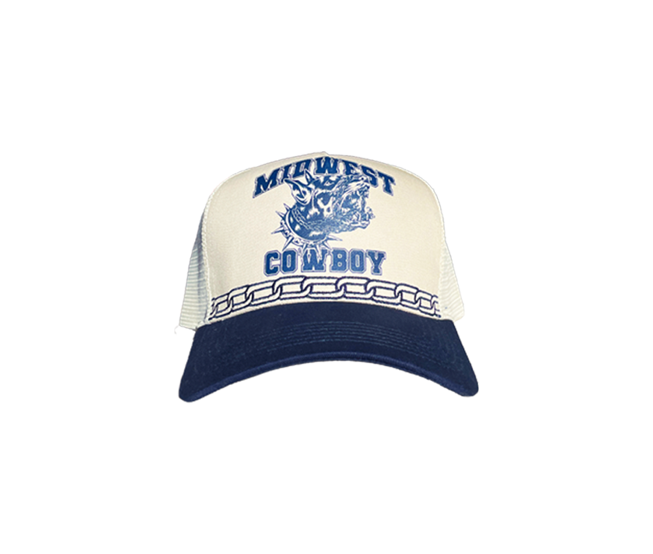 BTH Trucker Hat, Navy/Cream