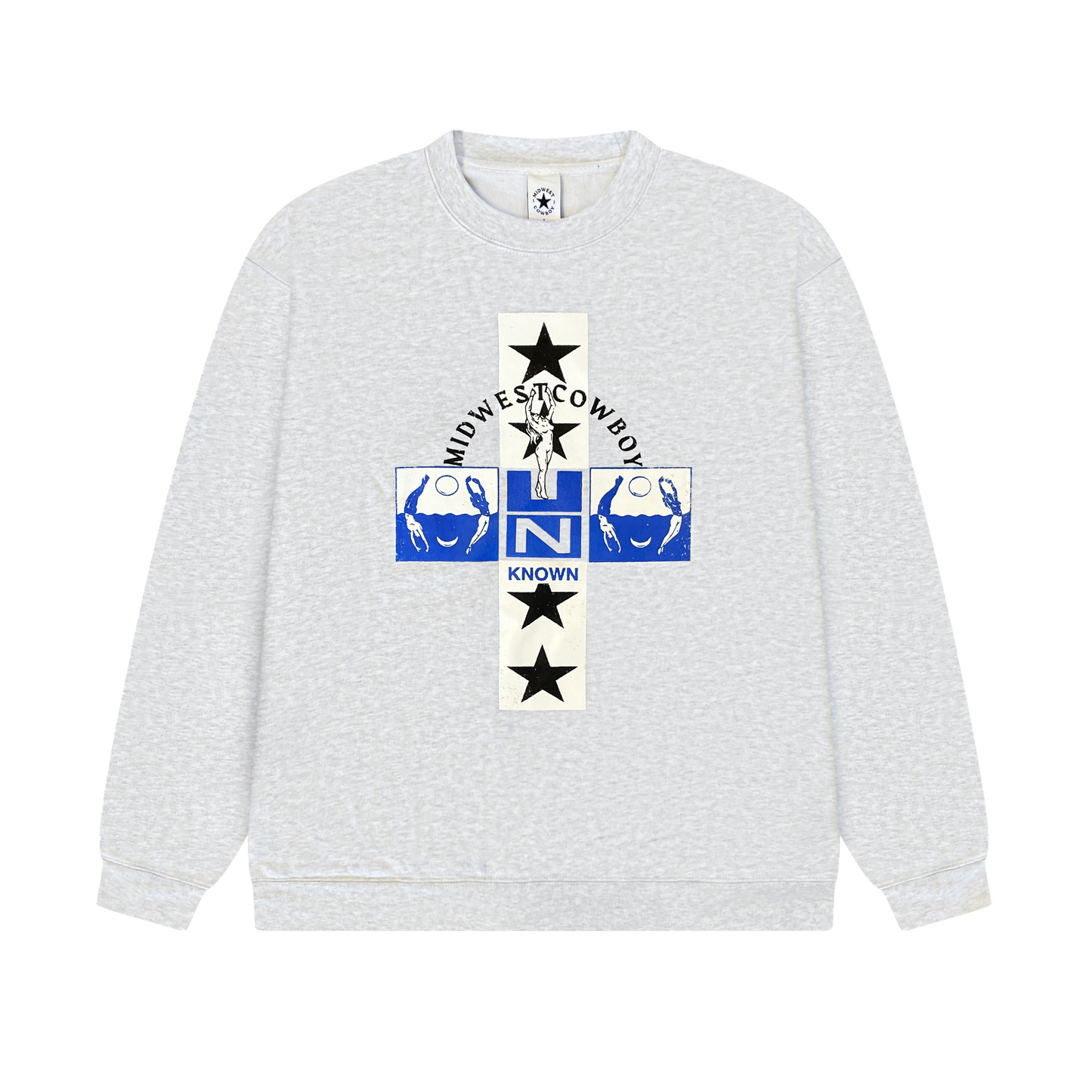 Motion Crewneck, Ash