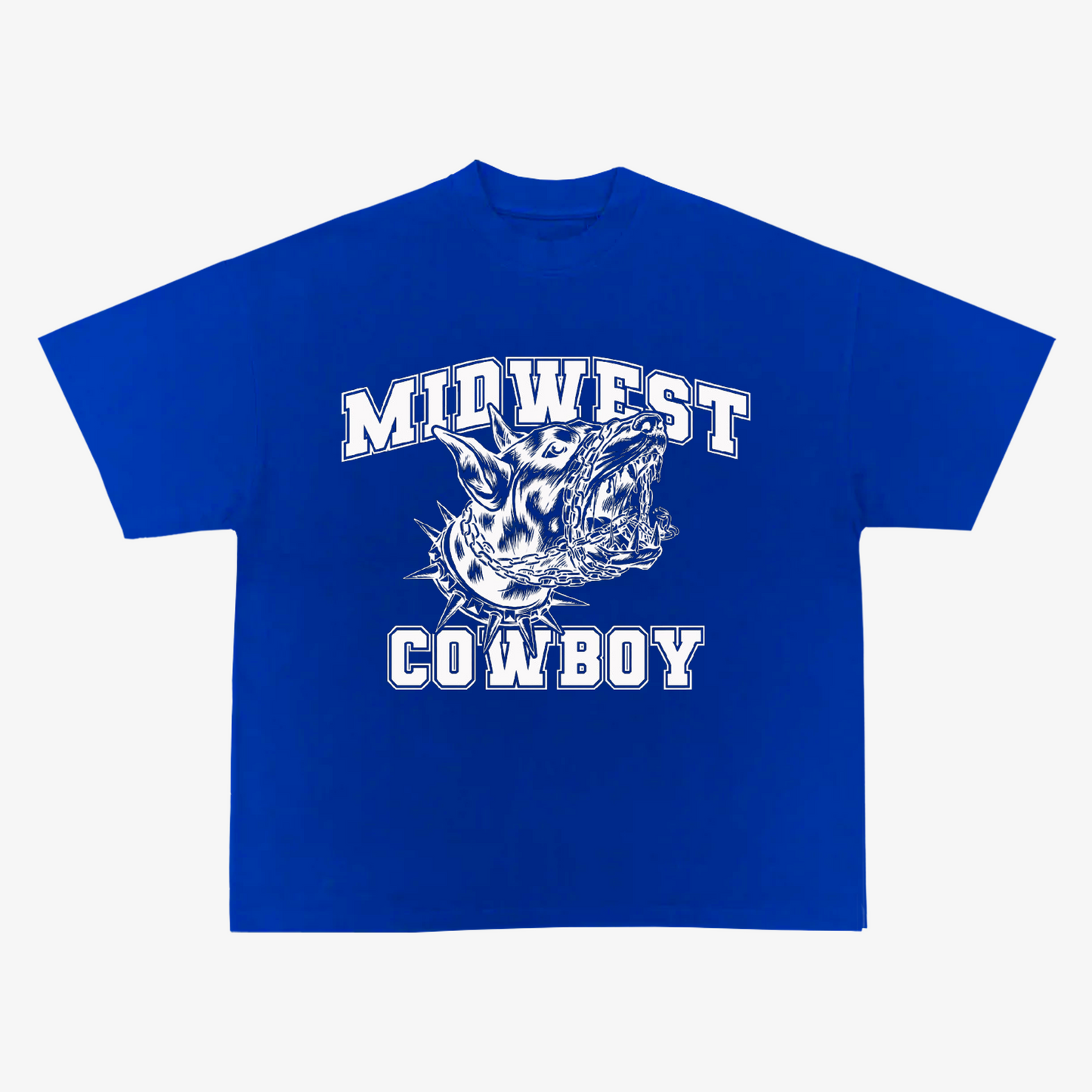 BORN TO HOWL Tee, Blue
