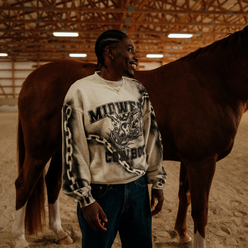 BORN TO HOWL CREWNECK