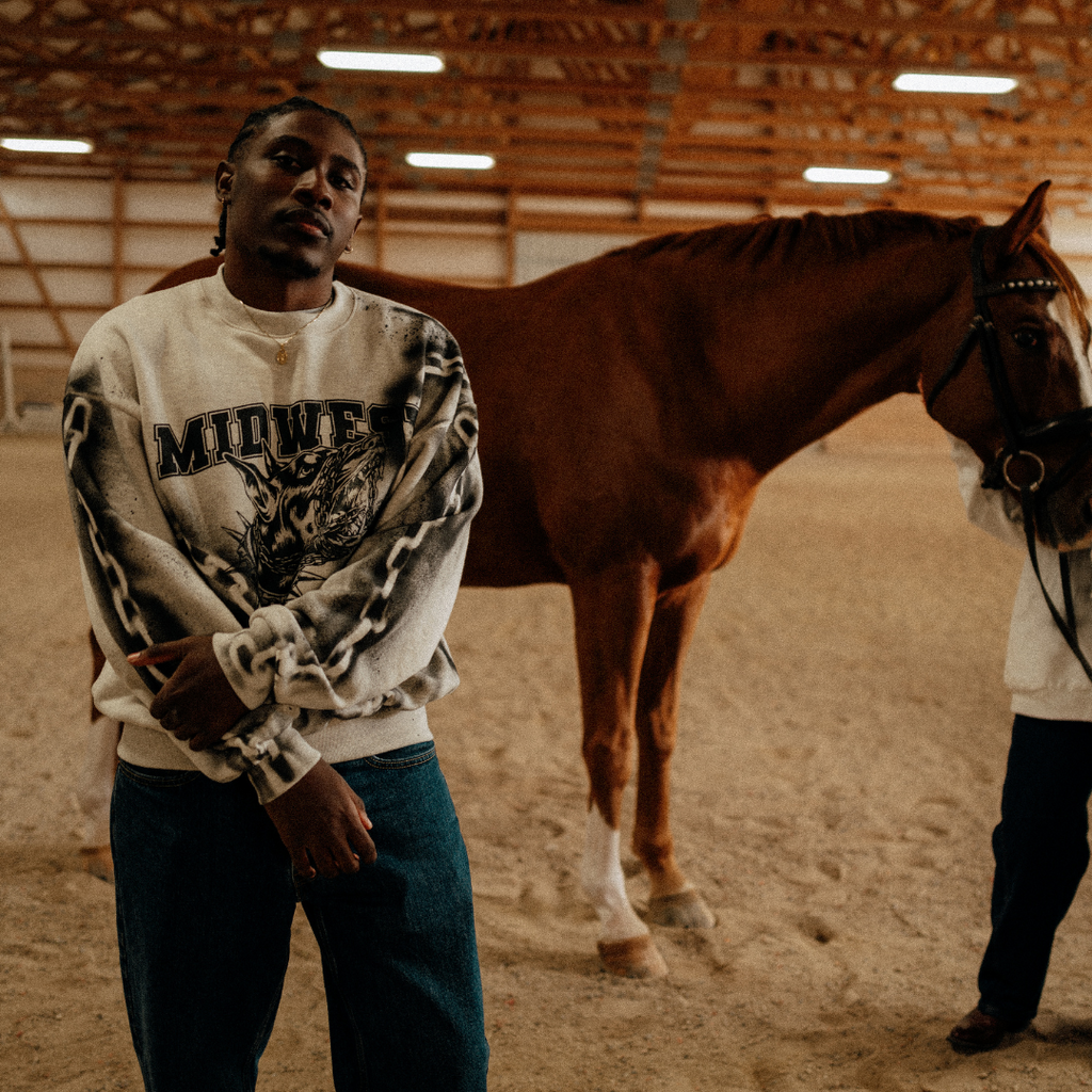 BORN TO HOWL CREWNECK
