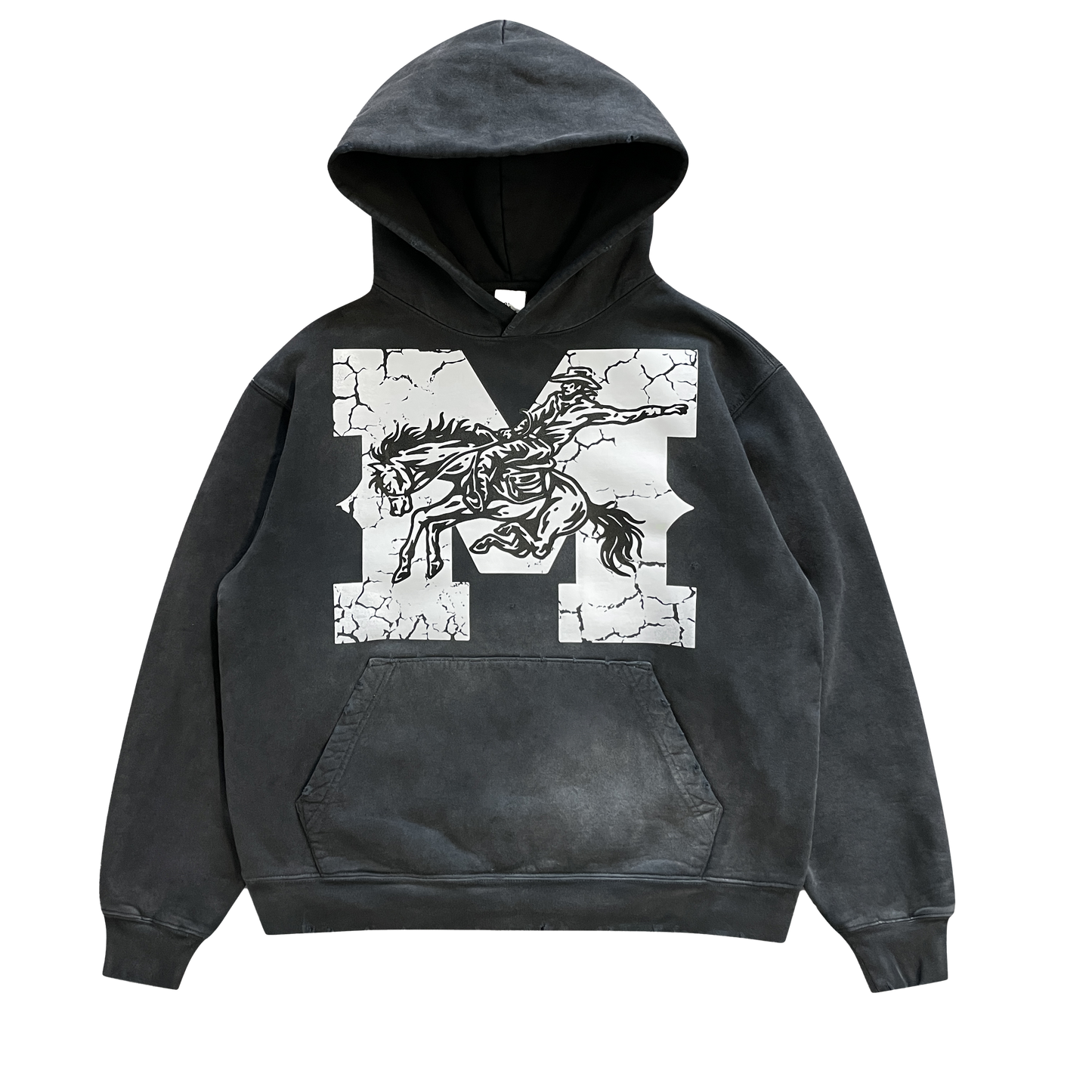 Aged Hoodie, Vintage Black