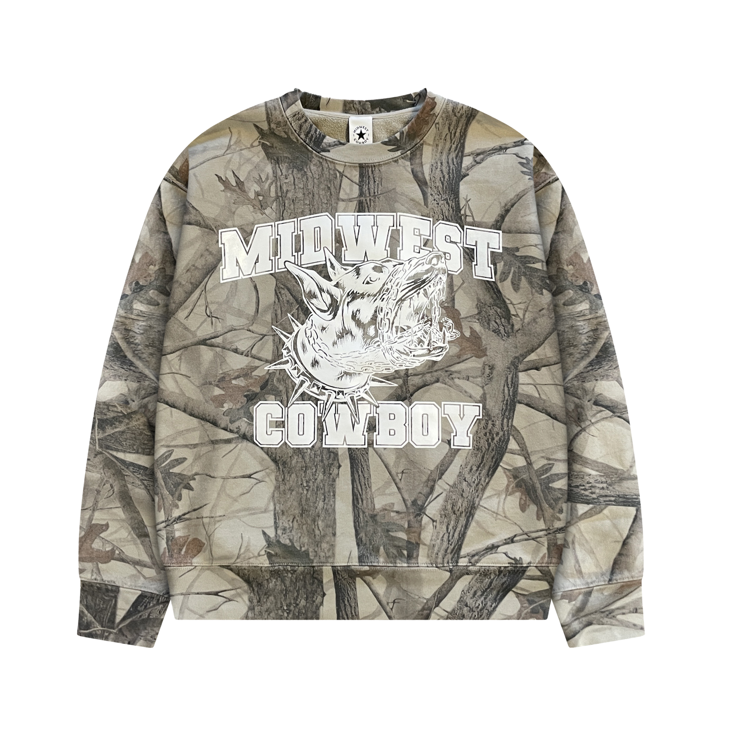 Born To Howl Crewneck, Camo