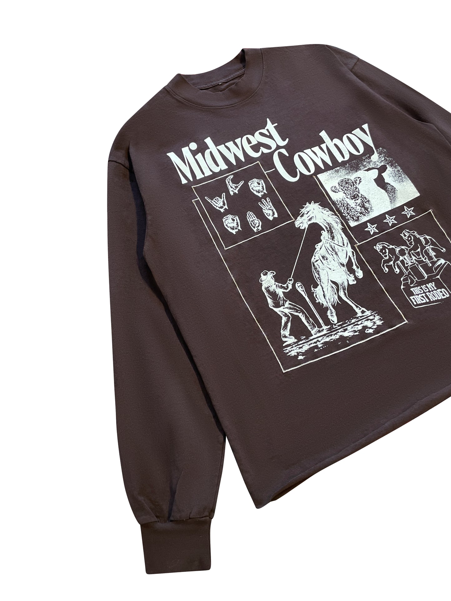 Rodeo Long Sleeve,  Brown