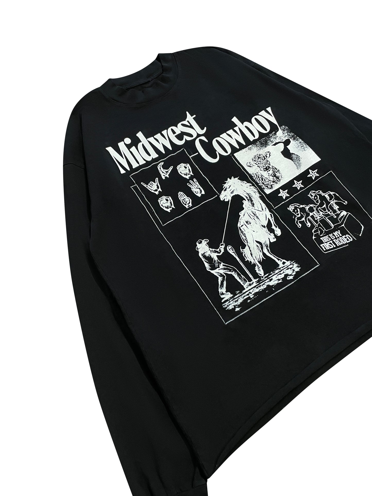 Rodeo Long Sleeve,  Black