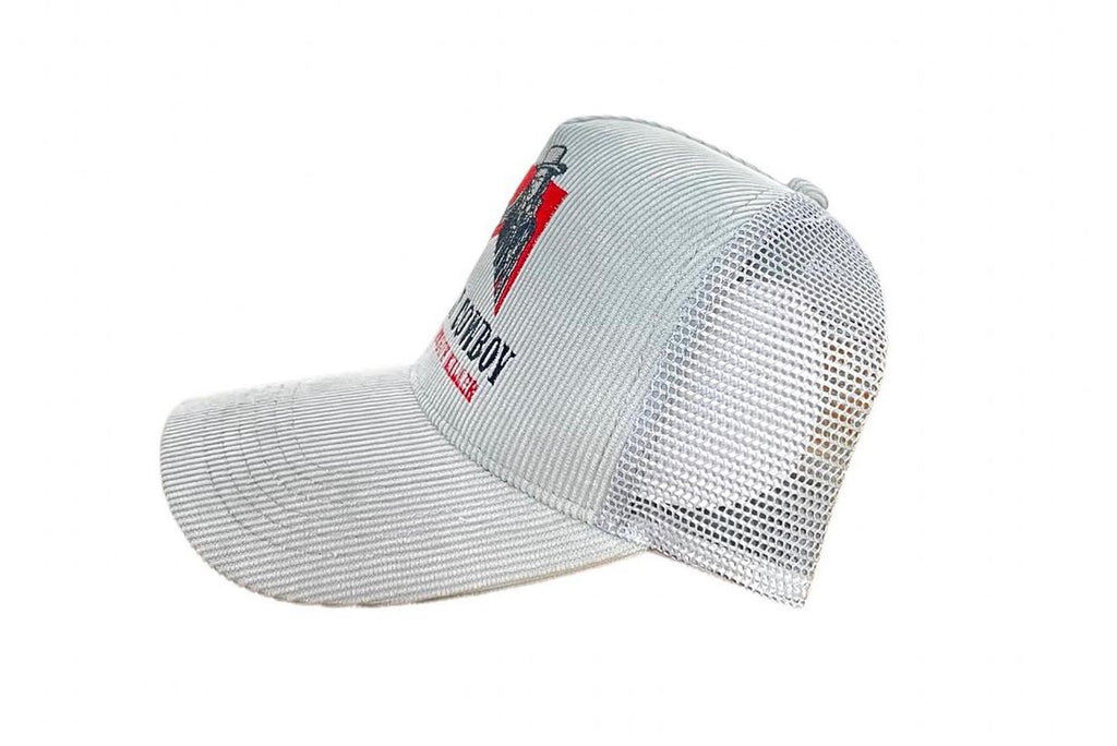 Cowboy Killer Trucker Hat, Gray