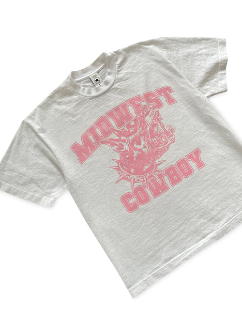 Born To Howl Tee, Pink