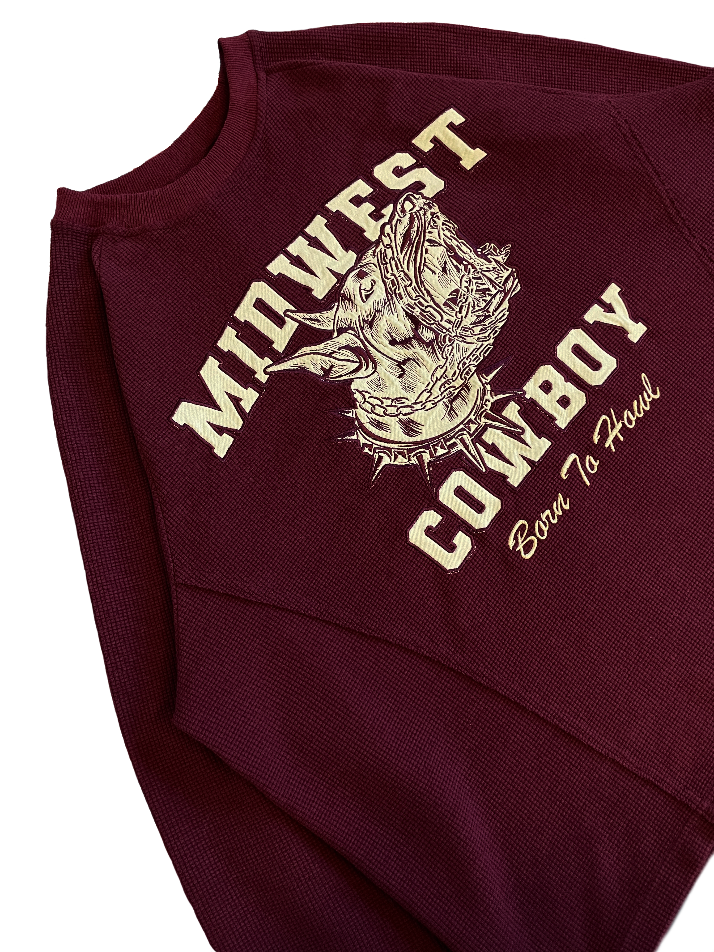 BORN TO HOWL THERMAL, MAROON