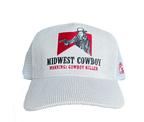 Cowboy Killer Trucker Hat, Off White