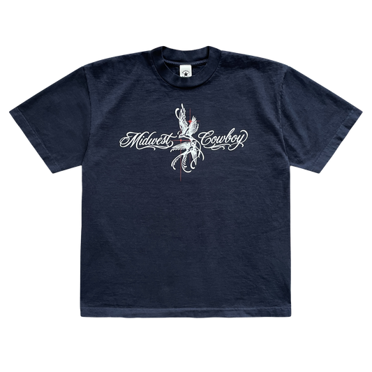 Swallows Tee, Navy
