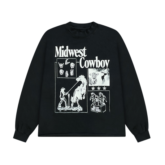 Rodeo Long Sleeve,  Black