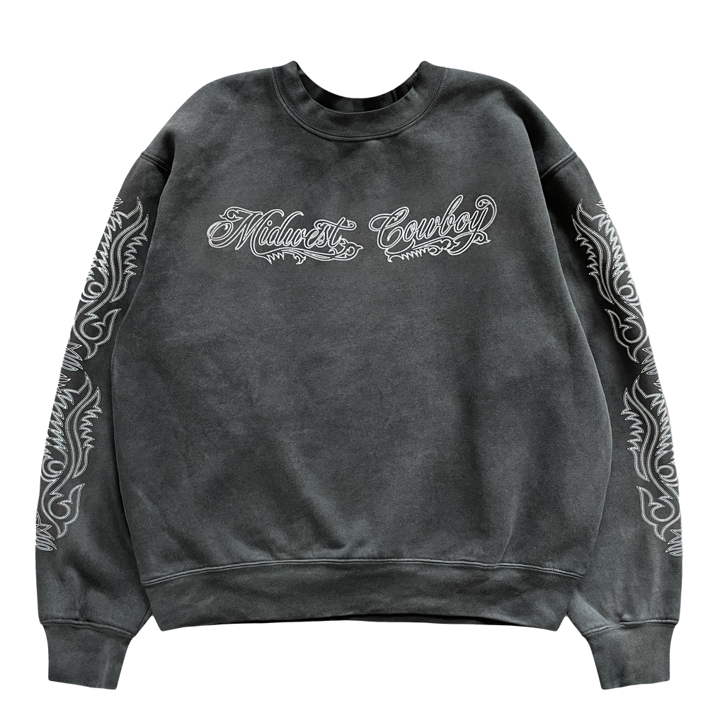Boot Crewneck, Smoked Anthracite