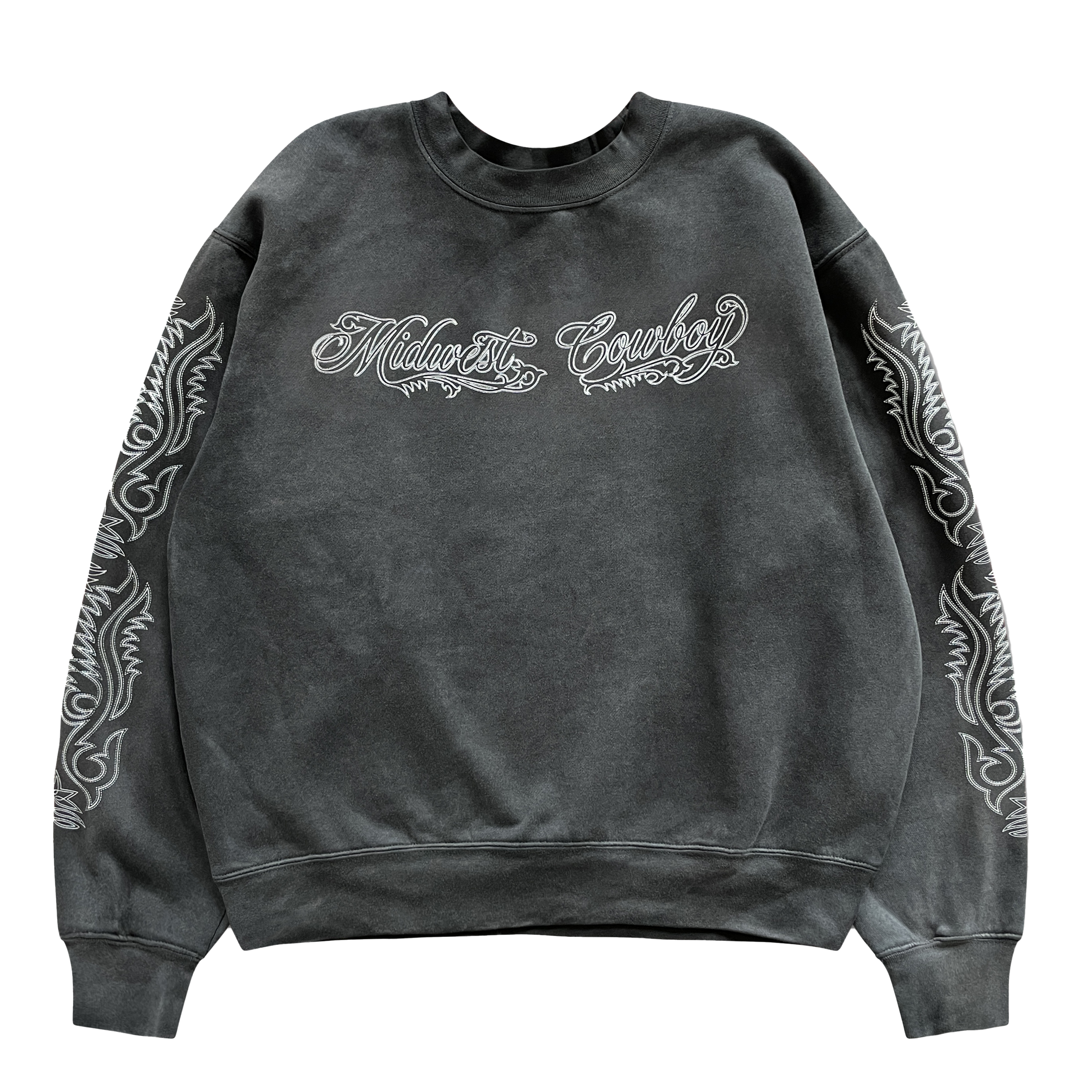 Boot Crewneck, Smoked Anthracite