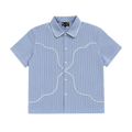 Checkered Button Up, Daybreak Blue