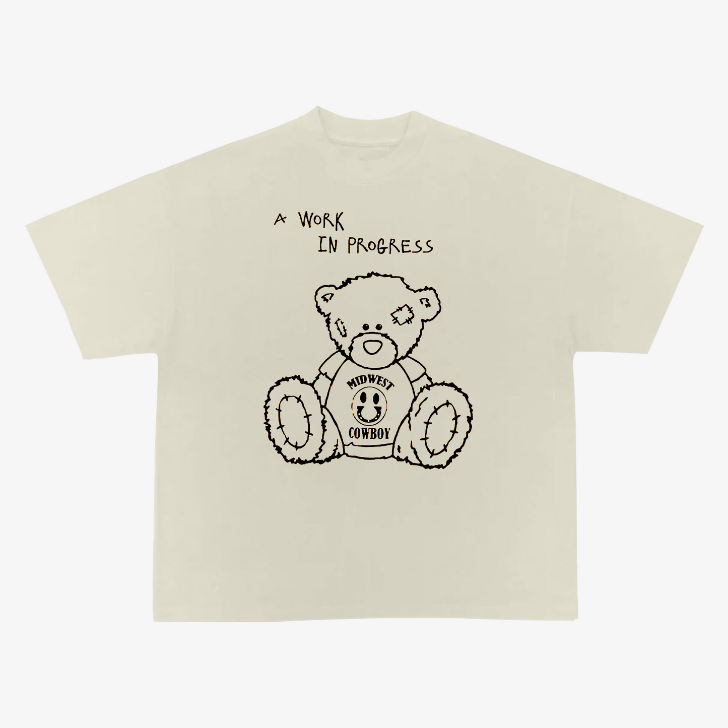 A WORK IN PROGRESS Tee, Mushroom