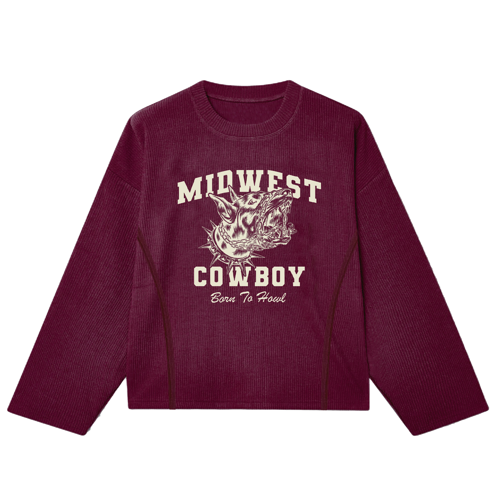 BORN TO HOWL THERMAL, MAROON