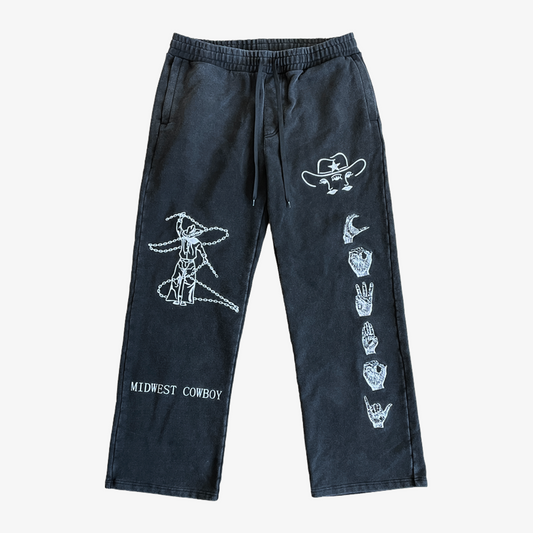 Rodeo Sweatpants, Vintage Black