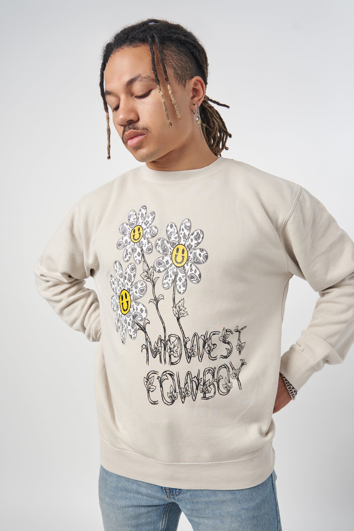 GROWTH CREWNECK, Ivory