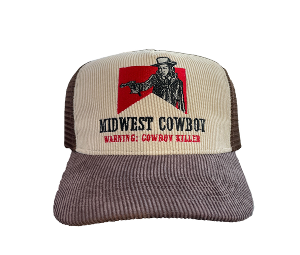 Cowboy Killer Trucker Hat, Brown
